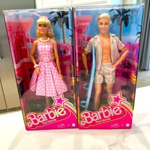 New in hand Barbie the movie Barbie and Ken beach Collection dolls